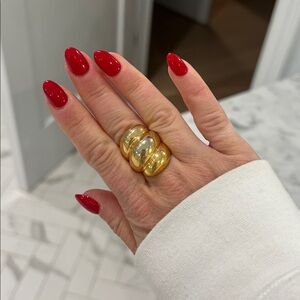 Statement Gold Cocktail Ring